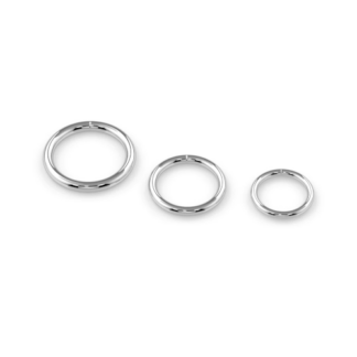 White Gold Seam Ring