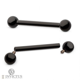 Black PVD Titanium Barbell