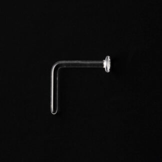 L-Bend Nostril Glass Retainer