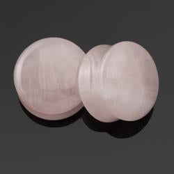 Double Flare Rose Quartz