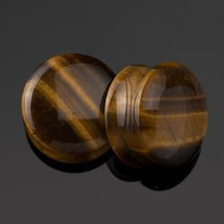 Double Flare Yellow Tiger's Eye