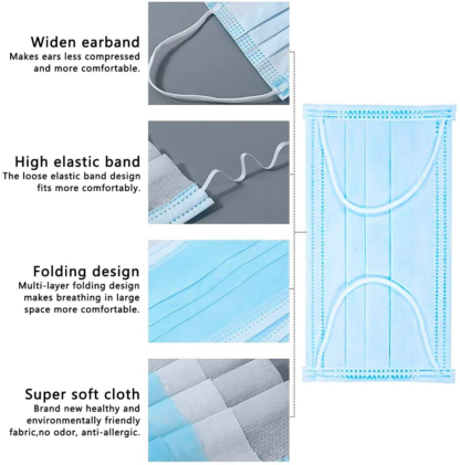 Disposable Face Mask (50pcs) - Image 5