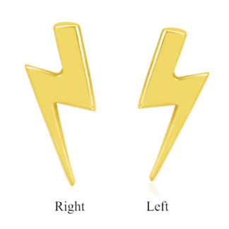 Gold Lightning Bolt