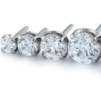 Titanium Prong-Set Gem