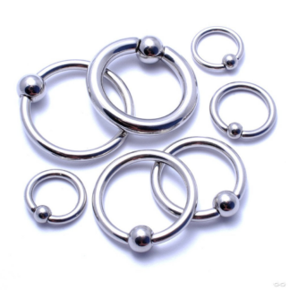 14G Captive Bead Ring