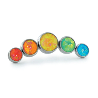 Pride Flag Cabochon Cluster