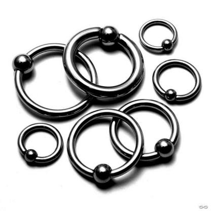 18G Captive Bead Ring - Image 3